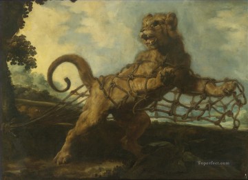 動物 Painting - ライオン狩り